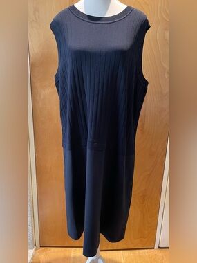 Navy blue Lafayette 148 dress size XXL (20-22)